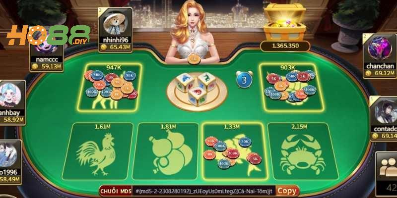 Bầu cua Ho88 mang đến tựa game online hấp dẫn