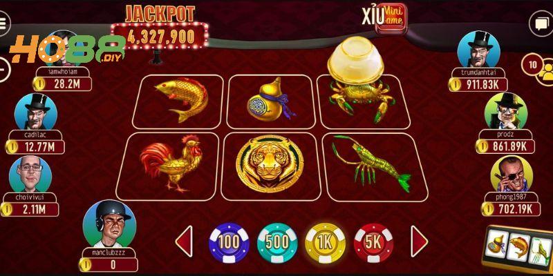 Tận hưởng bầu cua tại Ho88 dễ dàng qua app cá cược online